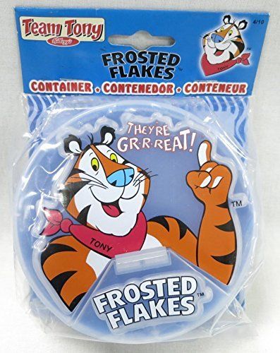 Kellogg&#39;s Team Tony the Tiger Frosted Flakes Plastic Containers