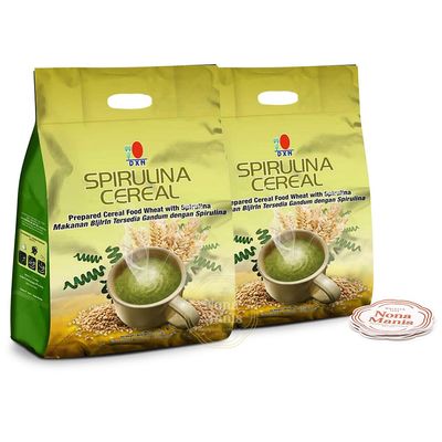 DXN Spirulina Cereal Food Wheat + 5&#39;s Nona Manis Disposable Coaster (Pack of 2)