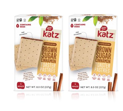 Katz Gluten Free Toaster Pastries Unfrosted Cinnamon Flavor Easy Breakfast Snacks Healthy Snacks For Adults  Kids Gluten Free Dairy Free Nut Free Peanut Free Soy Free Kosher Snacks 8 OZ Pack Of 2