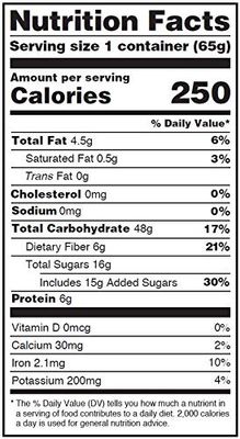 Modern Oats 5 Berry Oatmeal, 2.3 Ounce (Pack of 12)