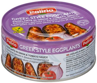 Palirria Aubergine in Tomato Sauce 280 g (Pack of 6)