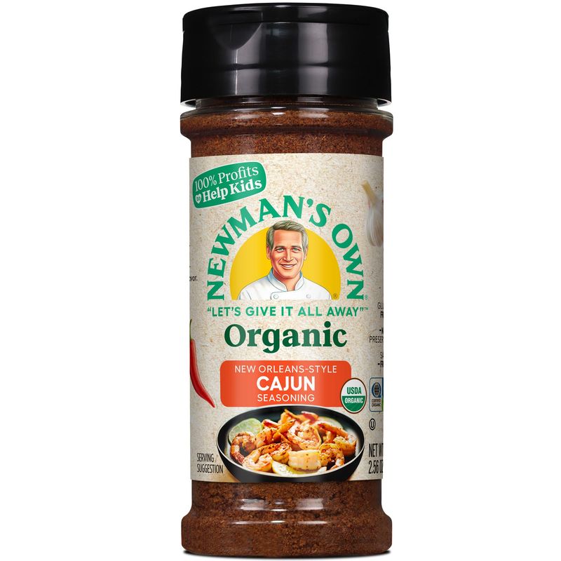 Newman&#39;s Own Organic New Orleans-Style Cajun Seasoning 2.56 Oz Bottle
