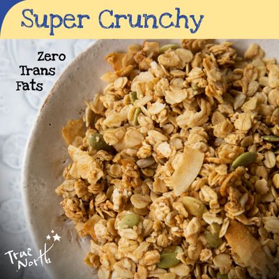 True North Granola - Maple Vanilla Granola, All Natural, Low Carb, Nut Free and Non-GMO, Bulk Bag, 3 lb.