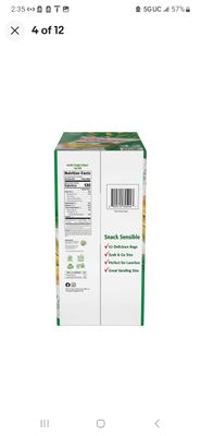 Sensible Portions, Garden Veggie Straws, Sea Salt, 1 oz, 42-Count
