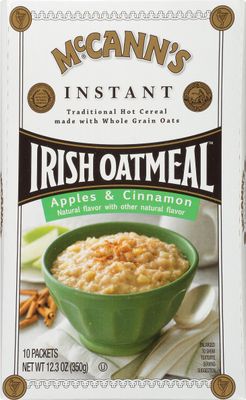 McCanns Instant Oatmeal, Apple Cinnamon, 10 Count (Pack of 12)