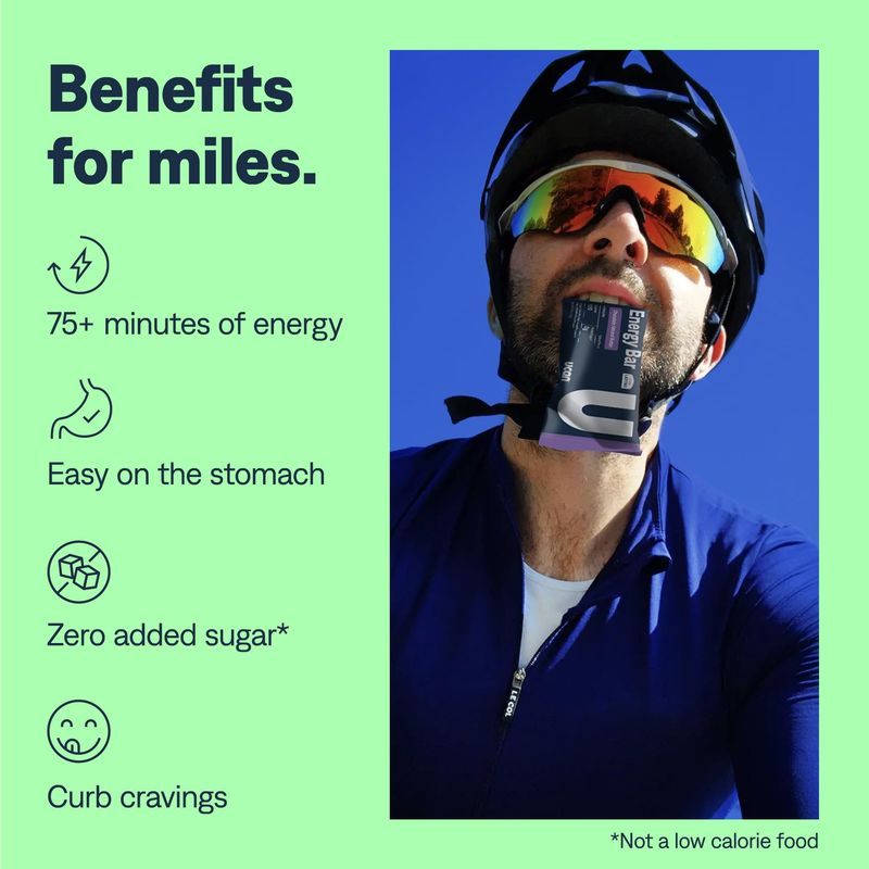 UCAN Energy Bars | Low Sugar, Low Calories | Gut Friendly, Caffeine-Free, Vegan, Non-GMO, No Soy, Keto Friendly | Running, Cycling, Fitness, Pre &amp; Post Workout | Chocolate Almond Butter 12 Count
