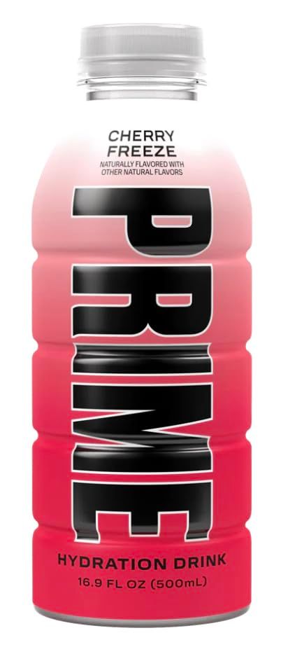 NEW Prime Sports Drink Cherry Freeze  169Fl oz Hydration Beverage Logan Paul and KSI