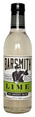 Barsmith Bar Essentials Sweetened Lime Juice, Mouth-Puckering Lime Flavor for the Perfect Gimlet, 12.7-oz. Bottle, Pack of 6