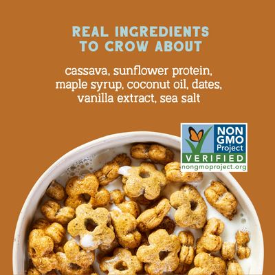 Seven Sundays Sunflower Cereal, Maple Sea Salt, 8 Oz Bag, Grain &amp; Gluten Free, 5g Upcycled Protein, 0g Refined Sugar, Salty Sweet Snack