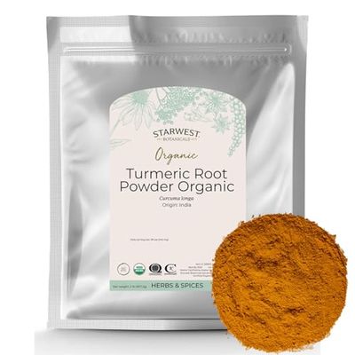 Starwest Botanicals Organic Turmeric Root Powder, 1 Pound Bulk
