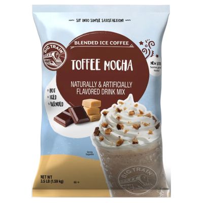 Big Train Blended Ice Coffee, Toffee Mocha, Powdered Instant Coffee Drink Mix, 3 Pound (Packaging May Vary)
