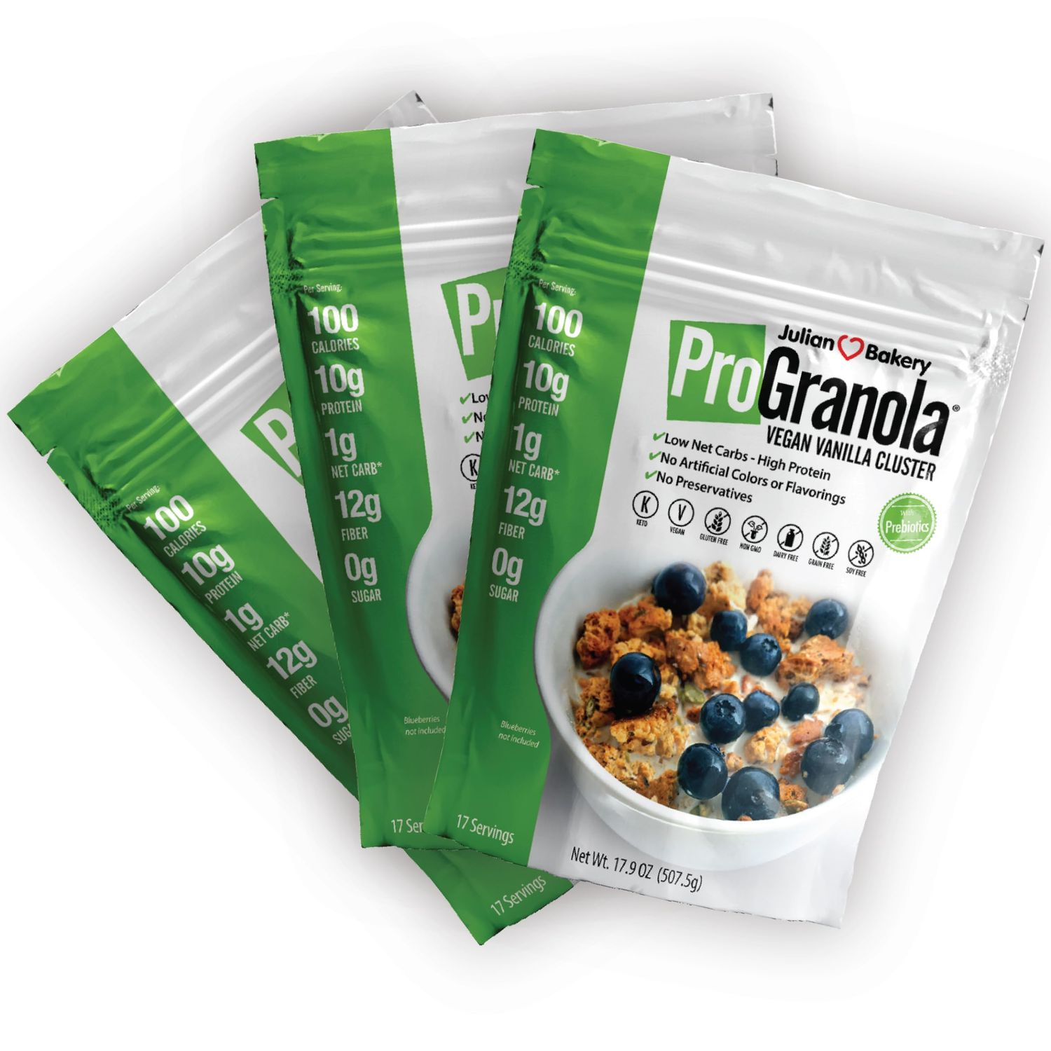 Julian Bakery ProGranola Cereal | Vegan | Vanilla Cluster (3)