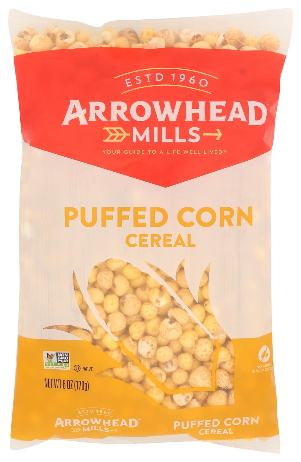 Arrowhead Mills Puffed Corn Cereal, 6 oz