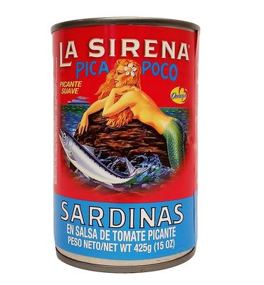 La Sirena Pica Poco Sardine 5.5 oz - Sardina (Pack of 1)