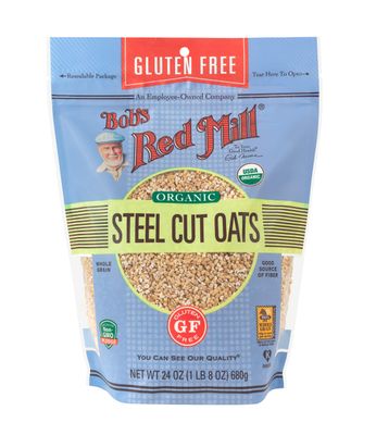 Bob&#39;s Red Mill Gluten Free Organic Steel Cut Oats, 24-ounce