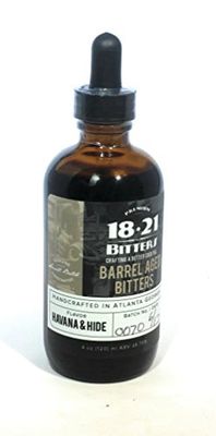 18.21 Barrel Aged Havana &amp; Hide Bitters 4oz