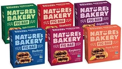 Nature&#39;s Bakery Original Real Fruit, Whole Grain Fig Bar- 36 ct. 6 Boxes, 2 Ounce (Pack of 36)