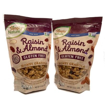 Simply Nature Raisin &amp; Almond Honey Granola (Pack of 2 x 12 oz)
