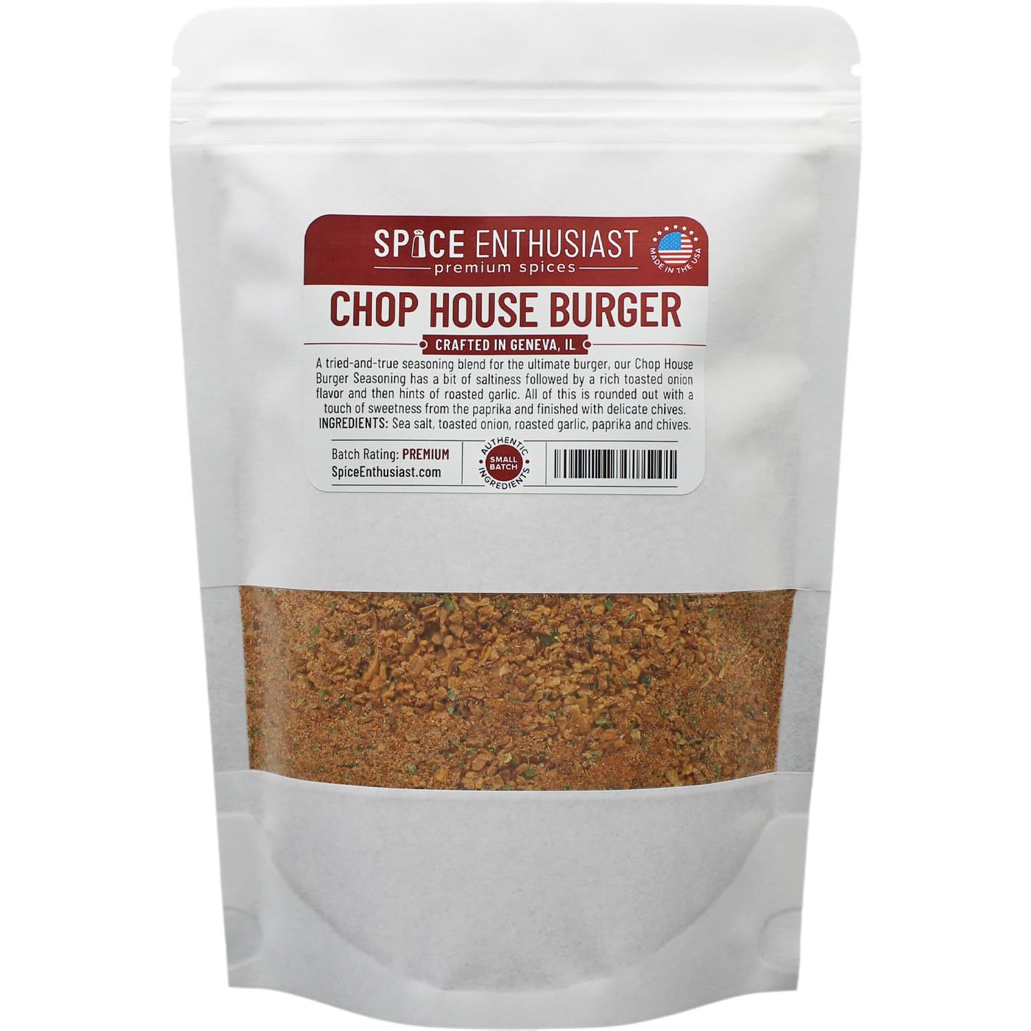 Spice Enthusiast Chop House Burger Seasoning - 4 oz