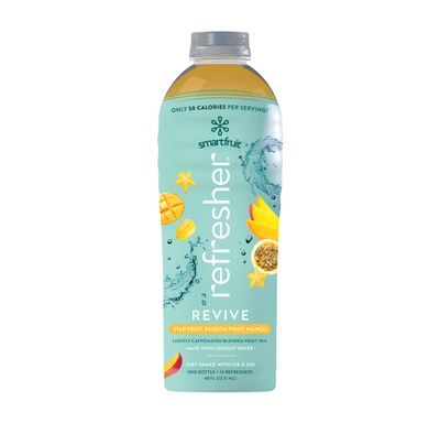 Smartfruit Revive Refresher + Green Coffee Bean Extract &amp; Coconut Water | Star Fruit, Passion Fruit, Mango | 48 Fl. Oz