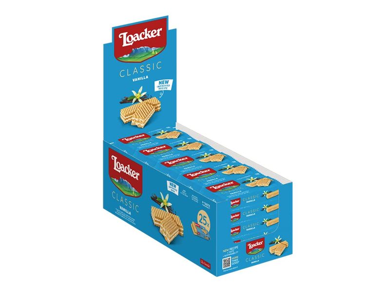 Loacker Vanilla Wafers 45 g (Pack of 25)