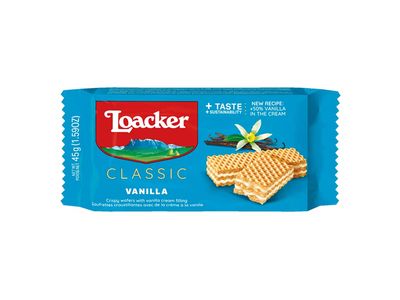 Loacker Vanilla Wafers 45 g (Pack of 25)