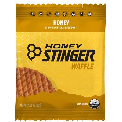 Honey Stinger Organic Honey Waffle, Energy Stroopwafel for Exercise, Endurance and Performance, Sports Nutrition for Home &amp; Gym, Pre &amp; During Workout, Box of 16 Waffles, 16.96 Ounce (Pack of 16)