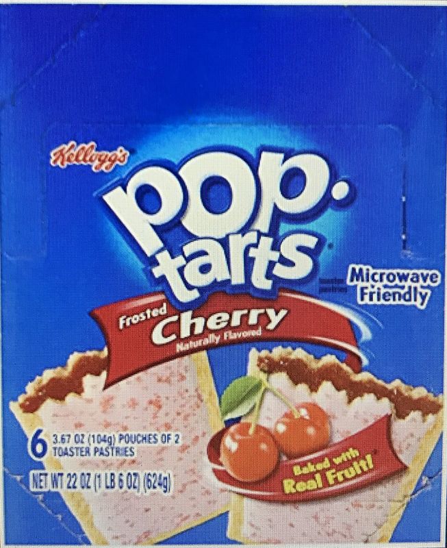 Kellogg&#39;s Frosted Cherry Pop-Tarts, 6 Packages per Box (Pack of 4)