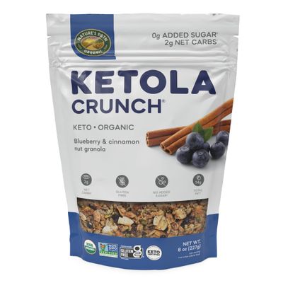 Nature&#39;s Path Organic Ketola Crunch Blueberry &amp; Cinnamon Nut Granola, 8 oz (Pack of 1), Gluten Free, Non-GMO