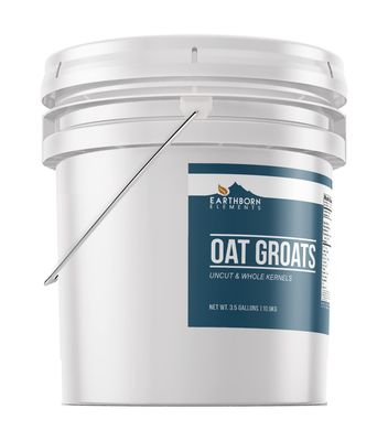 Earthborn Elements Oat Groats (3.5 Gallons), Good Source of Iron &amp; Fiber, Always Pure