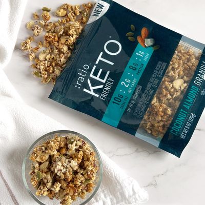 :ratio Keto Friendly Coconut Almond Granola, 8 oz (Pack of 5)