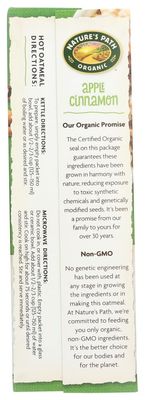 Natures Path Cereal Hot Apl Cin Org 8ct2