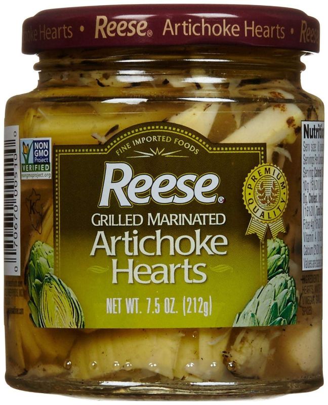 Reese Grilled Marinated Artichoke Hearts - 7.5 Ounces