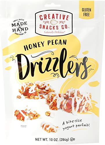 Creative Snacks Granola Honey Pecan Drizzlers 10 OZ (Pack of 6)
