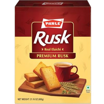 Parle Cardamom Elaichi Rusk Crispy Snack (600 grams / 21.16 oz)