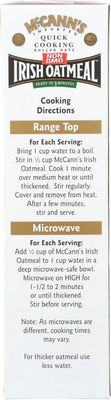 McCANN'S Quick Cooking Irish Oatmeal, 16 Ounce Boxes (Pack of 6)