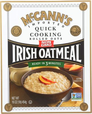 McCANN&#39;S Quick Cooking Irish Oatmeal, 16 Ounce Boxes (Pack of 6)