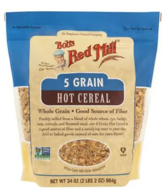 Bob&#39;s Red Mill CEREAL HOT 5 GRAIN, 34 Ounce, Pack of 4