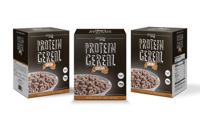 3 Pack Protein Cereal, Low Carb Cereal, High Protein Cereal, 15g Protein, 5g Net Carbs, High Performance Cereal, Macro-Controlled Packages (Cocoa)