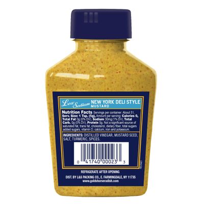 Golds Low Sodium New York Deli - Kosher Certified, Gluten Free, Fat Free, Only 10 Calories per Serving - Made in the USA