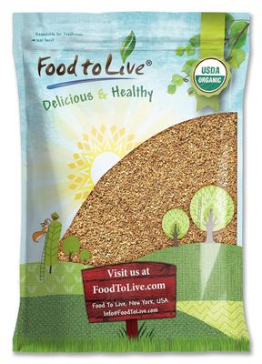 Food to Live Organic Oat Groats, 5 Pounds - 100% Whole Grain, Non-GMO Seeds, Kosher, Raw, Non-Irradiated, Vegan, Bulk, Low Glycemic, Rich in Protein, Fiber, Copper and Manganese