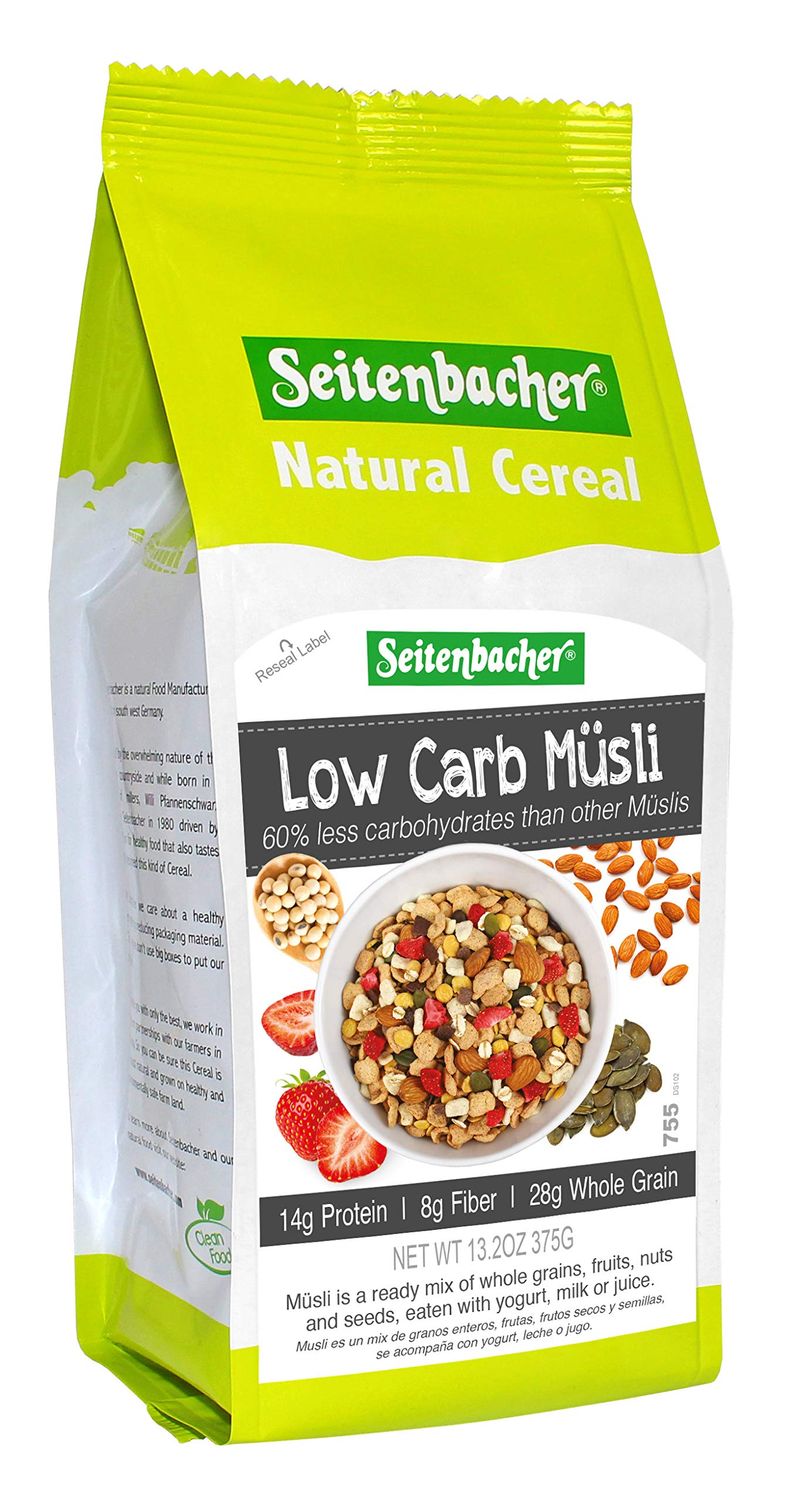 Seitenbacher Low Carb Strawberry &amp; Chocolate Musli, 13.2 Ounce