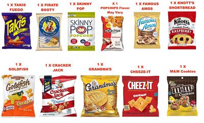 Ultimate Snacks Care Package Comes in Beautiful Gift Box- (40 count)