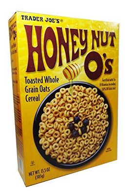 Trader Joe&#39;s Honey Nut O&#39;s Toasted Whole Grain Oats Cereal, 13.5 oz Box (Pack of 2)