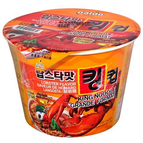 Paldo, Instant Bowl Noodles, Lobster Flavour, 110 g [Pack of 2 pieces]