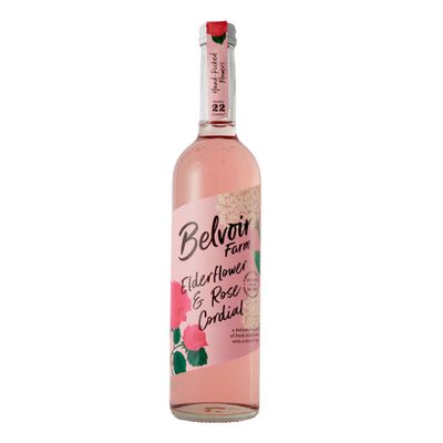 Belvoir Elderflower &amp; Rose Syrup Mixer 500ml (Elderflower &amp; Rose, Pack Of 1)