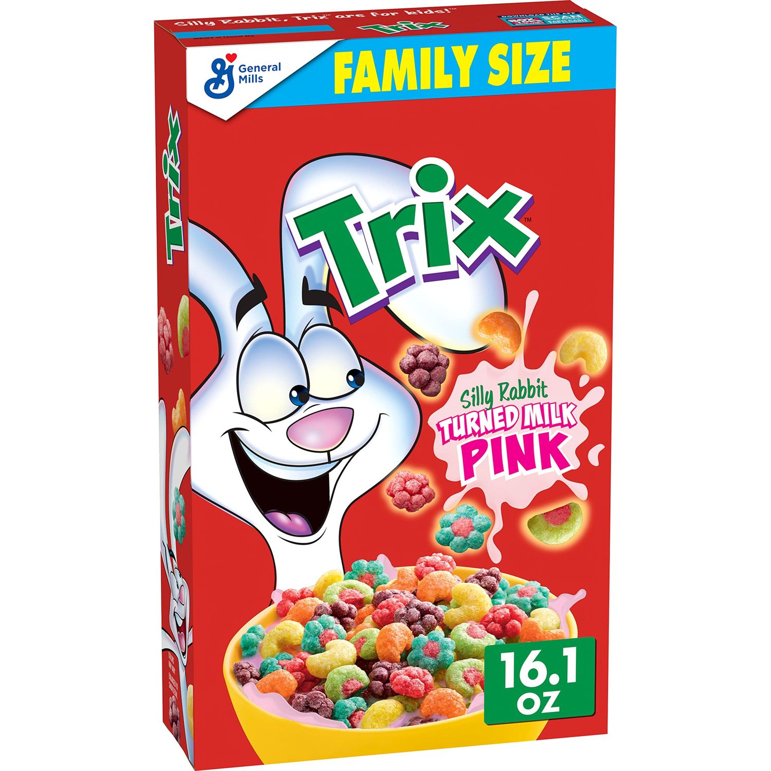 Trix Cereal Fruit Flavored Corn Puffs, 16.1 Oz (Pack Of 14)