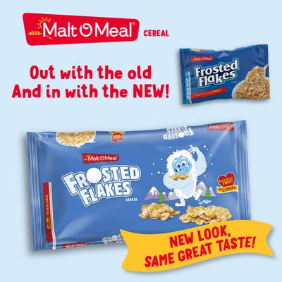 Malt-O-Meal Frosted Flakes Breakfast Cereal, 30 Ounce (Pack of 8)