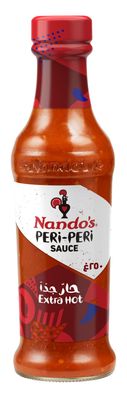 Nando's Peri-Peri XX Hot Sauce 2 by 9.1 oz LARGE dble Size South African (Extra Extra Hot)