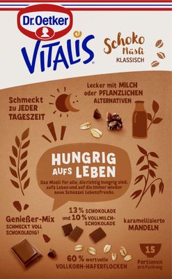 Vitalis Schoko Msli klassisch 600g